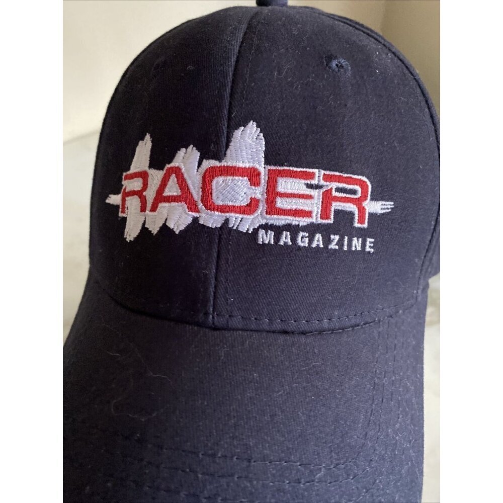 Blue Racer Magazine Adjustable Strap Back Baseball Hat Cap - Picture 2 of 6